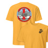 1st Battalion 10th Marines Back Print T-Shirt - GOLD