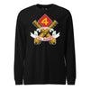 1st Battalion 14th Marines Long Sleeve T-Shirt - BLACK