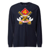 1st Battalion 14th Marines Long Sleeve T-Shirt - NAVY