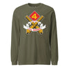 1st Battalion 14th Marines Long Sleeve T-Shirt - OD GREEN