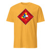 1st Battalion 23rd Marines T-Shirt - GOLD