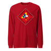 1st Battalion 23rd Marines Long Sleeve T-Shirt - RED