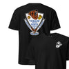 1st Battalion 24th Marines Back Print T-Shirt - BLACK