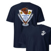 1st Battalion 24th Marines Back Print T-Shirt - NAVY