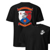 1st Battalion 25th Marines Back Print T-Shirt - BLACK