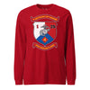 1st Battalion 25th Marines Long Sleeve T-Shirt - RED