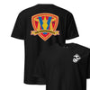 1st Battalion 26th Marines Back Print T-Shirt - BLACK