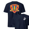 1st Battalion 26th Marines Back Print T-Shirt - NAVY