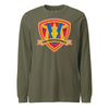 1st Battalion 26th Marines Long Sleeve T-Shirt - OD GREEN