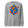 1st Battalion 4th Marines Long Sleeve T-Shirt - HEATHER GREY