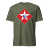1st Battalion 6th Marines T-Shirt - OD GREEN