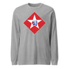 1st Battalion 6th Marines Long Sleeve T-Shirt - HEATHER GREY