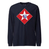 1st Battalion 6th Marines Long Sleeve T-Shirt - NAVY