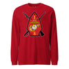 1st Battalion 8th Marines Long Sleeve T-Shirt - RED