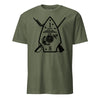 1st Battalion 8th Marines Subdued T-Shirt - OD GREEN