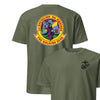 1st Battalion 9th Marines Back Print T-Shirt - OD GREEN