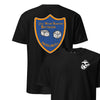 11th Motor Transport Battalion Back Print T-Shirt - BLACK
