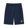 Eagle Globe & Anchor- Gold Logo Pocket Shorts - NAVY