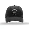 1776 Betsy Ross Unstructured Hat - BLACK