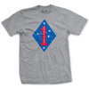 1st Division Vintage T-Shirt - HEATHER GREY