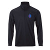 1st Division Performance Quarter Zip Pullover - BLACK
