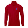 1st Division Performance Quarter Zip Pullover - RED