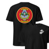 1st Light Armored Reconnaissance Battalion Back Print T-Shirt - BLACK