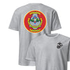 1st Light Armored Reconnaissance Battalion Back Print T-Shirt - OD GREEN