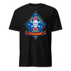 1st Recon Battalion T-Shirt - BLACK