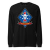 1st Recon Battalion Long Sleeve T-Shirt - BLACK