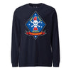 1st Recon Battalion Long Sleeve T-Shirt - NAVY