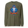 1st Recon Battalion Long Sleeve T-Shirt - OD GREEN