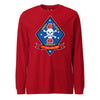 1st Recon Battalion Long Sleeve T-Shirt - RED