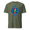 1st Tank Battalion T-Shirt - OD GREEN