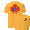 2nd Battalion 11th Marines Back Print T-Shirt - GOLD