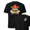 2nd Battalion 14th Marines Back Print T-Shirt - BLACK