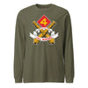 2nd Battalion 14th Marines Long Sleeve T-Shirt - OD GREEN