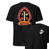 2nd Battalion 2nd Marines Back Print T-Shirt - BLACK