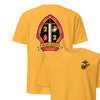 2nd Battalion 2nd Marines Back Print T-Shirt - GOLD