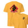 2nd Battalion 24th Marines Back Print T-Shirt - GOLD