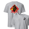 2nd Battalion 24th Marines Back Print T-Shirt - HEATHER GREY