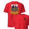 2nd Battalion 25th Marines Back Print T-Shirt - RED