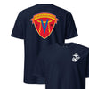 2nd Battalion 26th Marines Back Print T-Shirt - NAVY