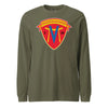 2nd Battalion 26th Marines Long Sleeve T-Shirt - OD GREEN