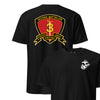 2nd Battalion 3rd Marines Back Print T-Shirt - BLACK