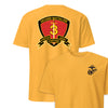 2nd Battalion 3rd Marines Back Print T-Shirt - GOLD