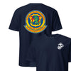 2nd Battalion 4th Marines Back Print T-Shirt - NAVY