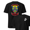 2nd Battalion 5th Marines Back Print T-Shirt - BLACK