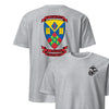 2nd Battalion 5th Marines Back Print T-Shirt - HEATHER GREY