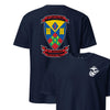 2nd Battalion 5th Marines Back Print T-Shirt - NAVY